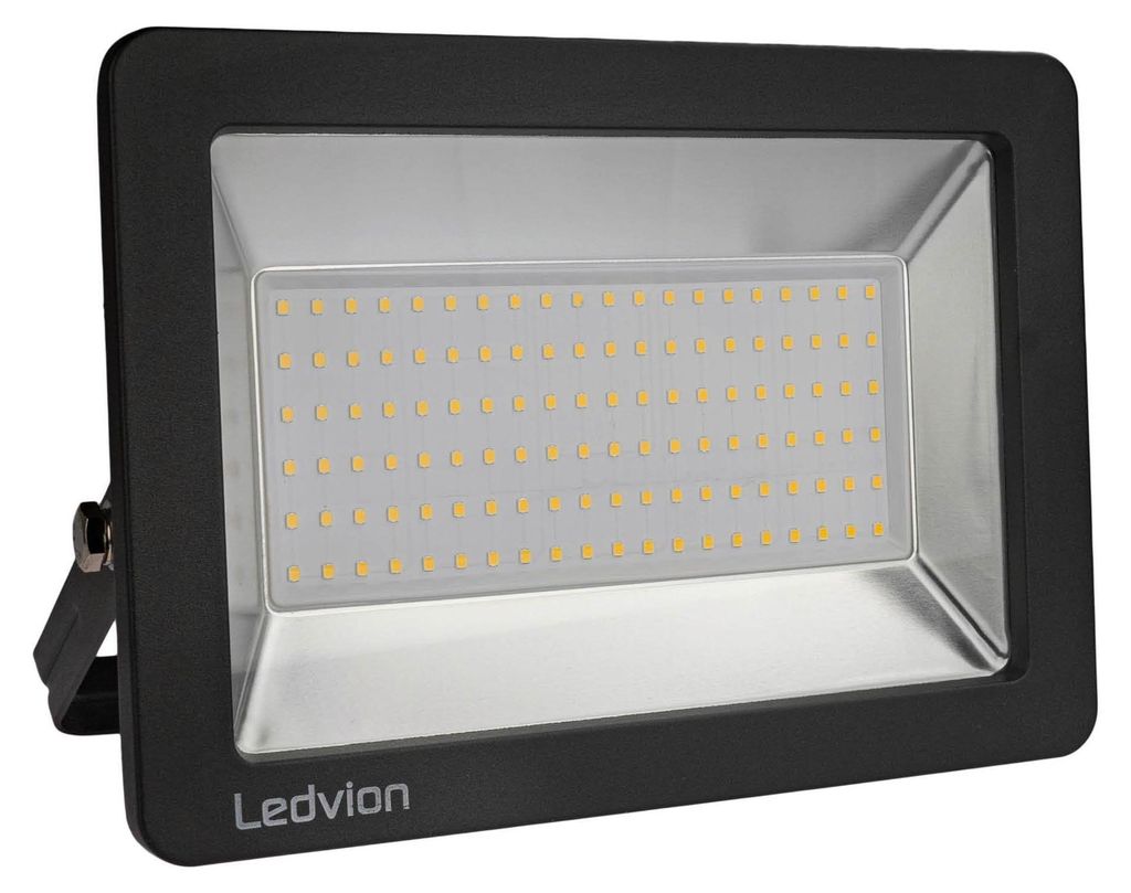 LED-Flutlicht 100 W, IP65, 4000 K, 12000 lm, schwarz