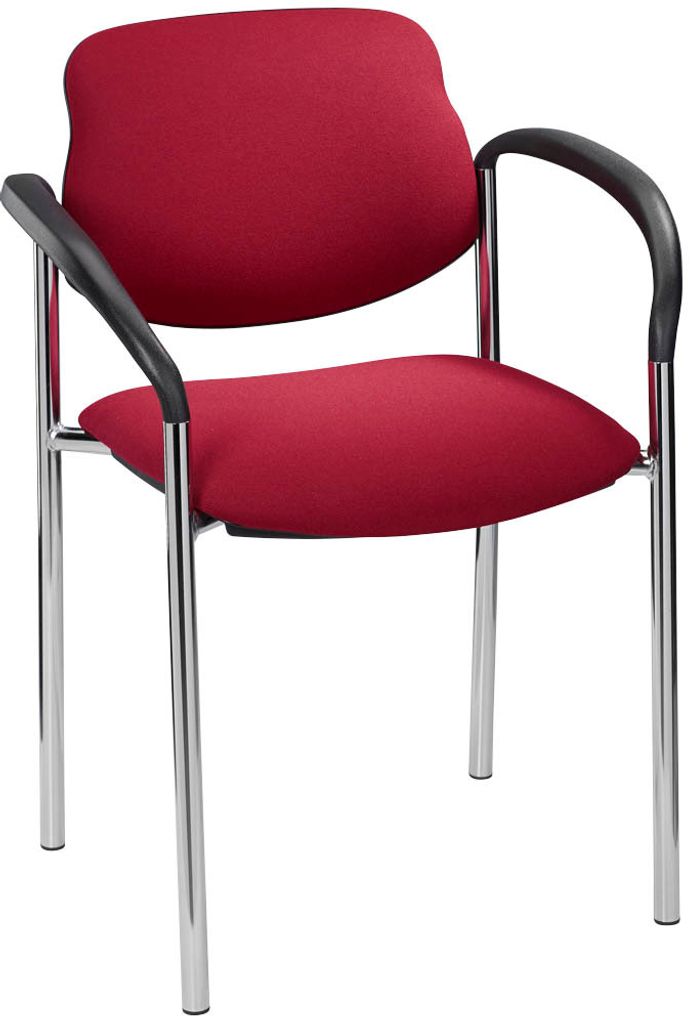 Nowy Styl 2 Besucherstühle rot