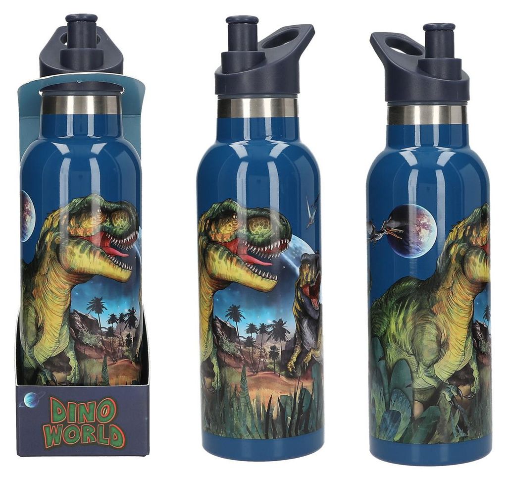 Gourde Dino World en acier inoxydable GALAXY Image du produit 