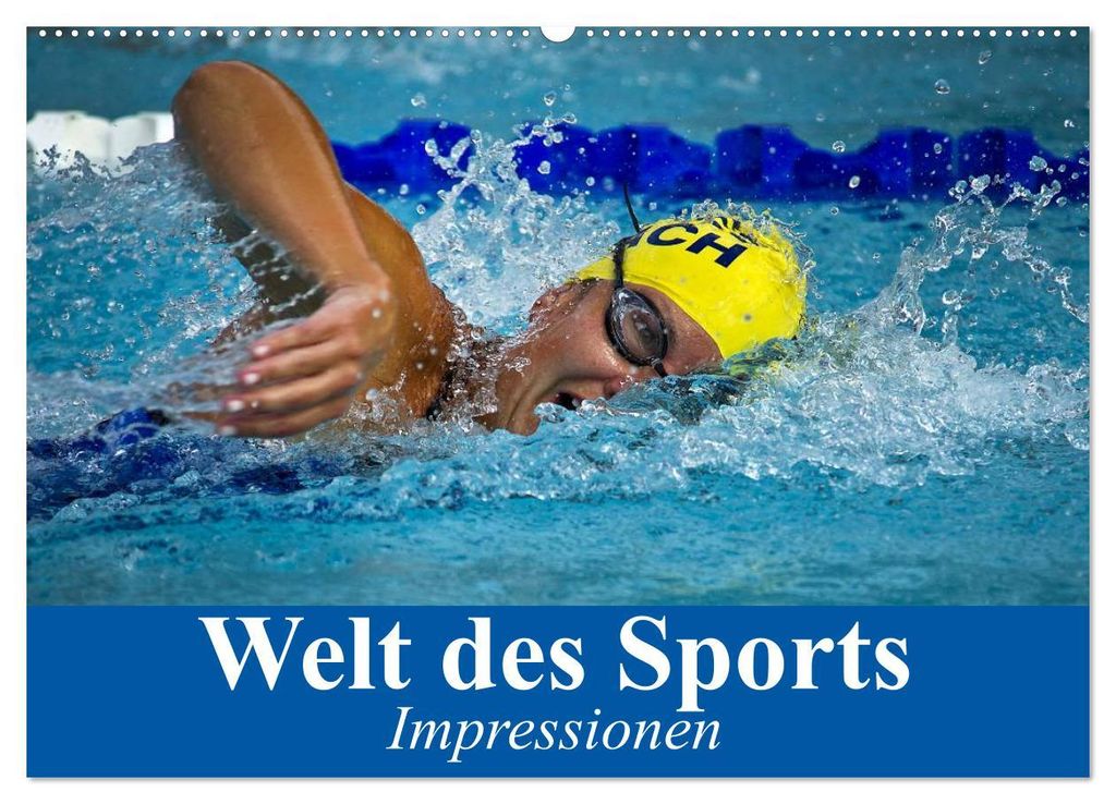Welt des Sports. Impressionen (Wandkalender 2027 DIN A2 quer), CALVENDO Monatskalender