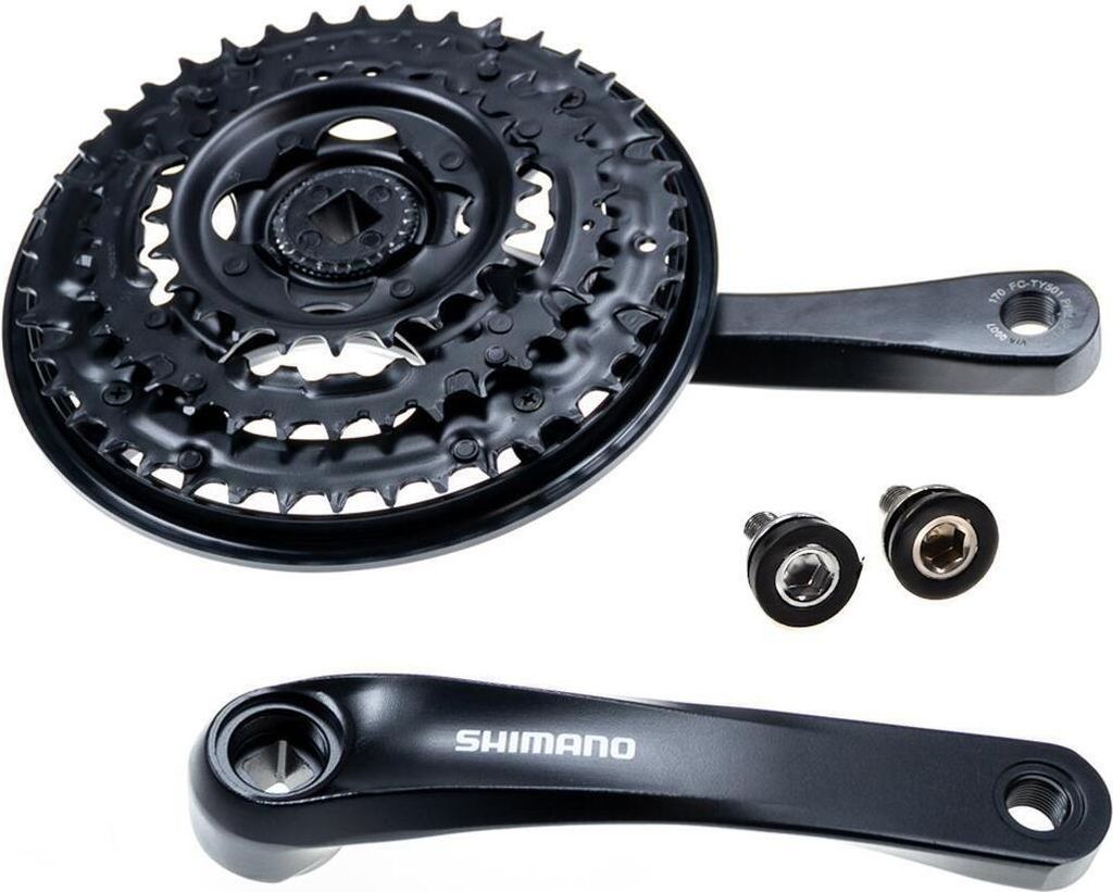 Shimano FC-TY501 170 mm 24T-34T-42T 4-Kant Riveted Produktbild 5