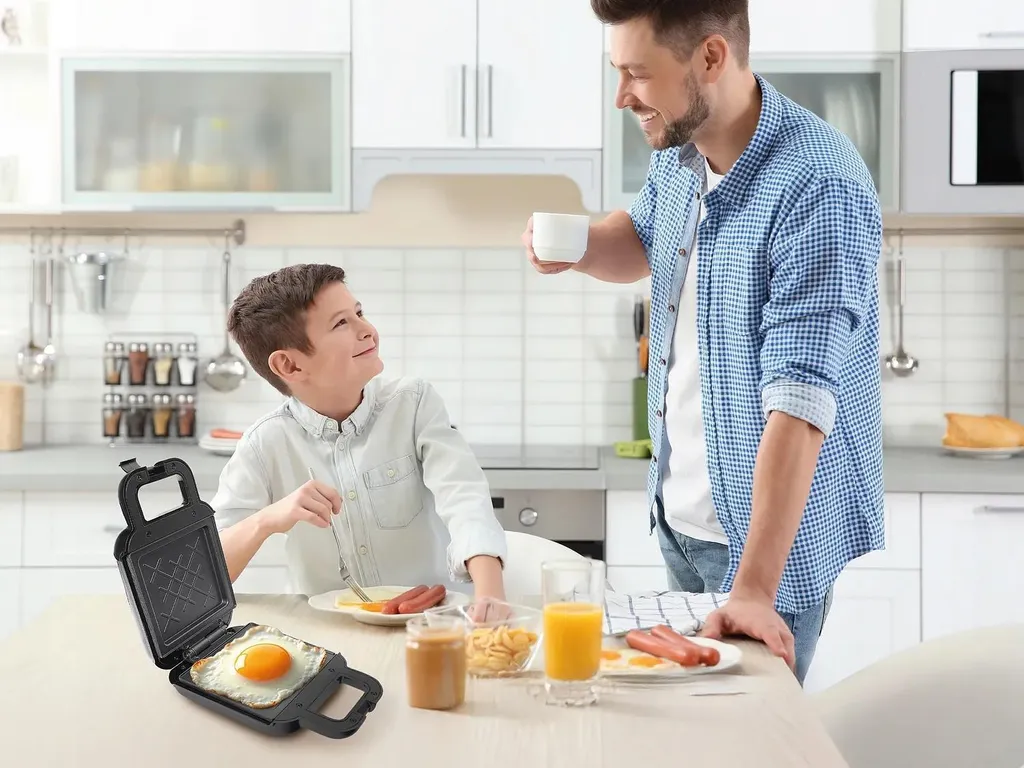 Toaster multifonctionnel compact Eldom pour tartines et viennoiseries