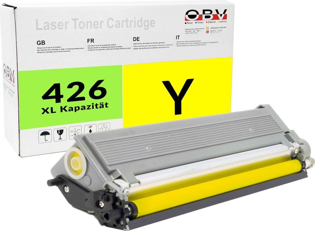 Kompatibler TN-426 Toner ersetzt Brother TN426 Y HL L8260CDW L8360CDW MFC L8610CDW L8900CDW L9570CDW gelb 6000 Seiten