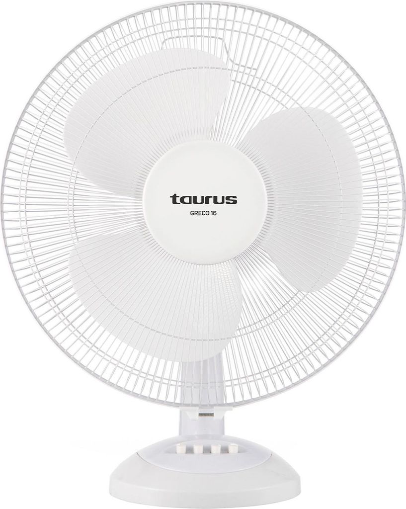 TAURUS Schreibtischventilator 40 cm Greco 16 Weiß
