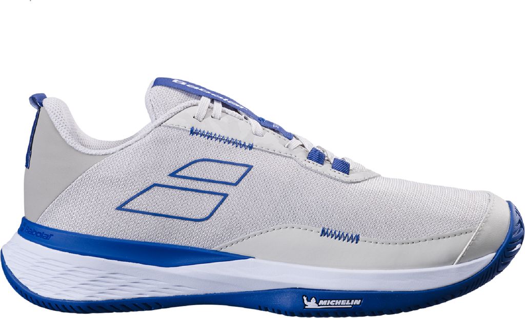 Babolat SFX Evo All Court Tennisschuhe Sportschuhe oatmeal/blau 30S24555-1090, Schuhgröße:46 EU