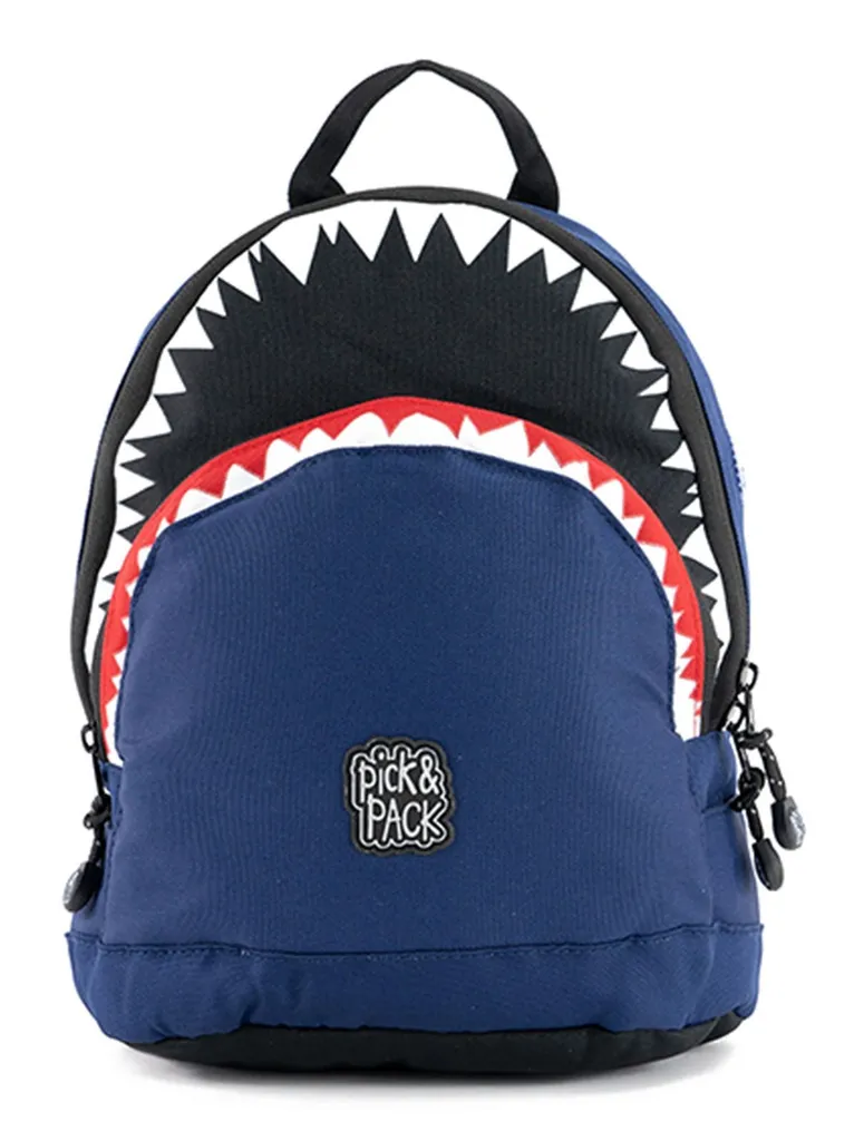 Sac à Dos Enfant Requin 7L Bleu Marine : Confort et Dos Protégé Garanti
