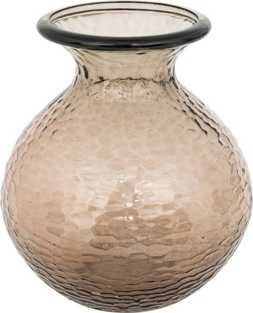 Vase hammerschlagglas alric braun h33cm - Atmosphera créateur d'intérieur