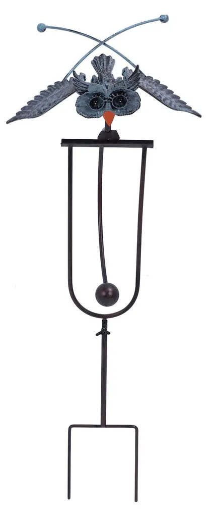 Ornement de jardin fauconnet en fer - Déco extérieure style rustique
