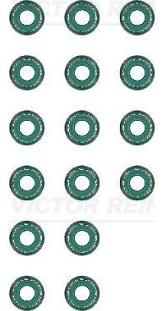 VICTOR REINZ 12-31306-01 Dichtungssatz, Ventilschaft OE 036109675(16x) kompatibel mit A2, A3 8P, A4 8E, A6 4F, X5, Astra, Cruze, Tigra, Trax, Vectr...