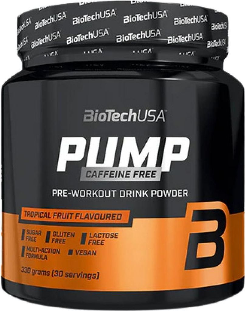 PreWorkout - Biotech USA - Pump (zonder cafeïne) (330g) - Productafbeelding 