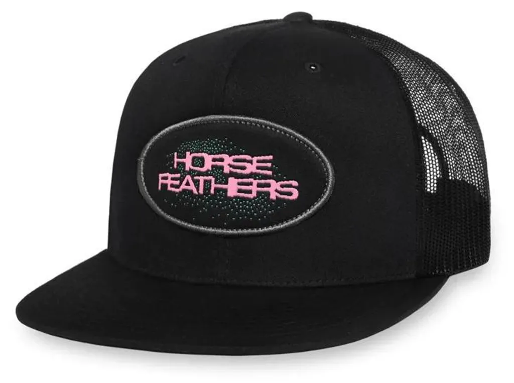 Casquette Horsefeathers Bunk noire confortable - Ajustement parfait garanti