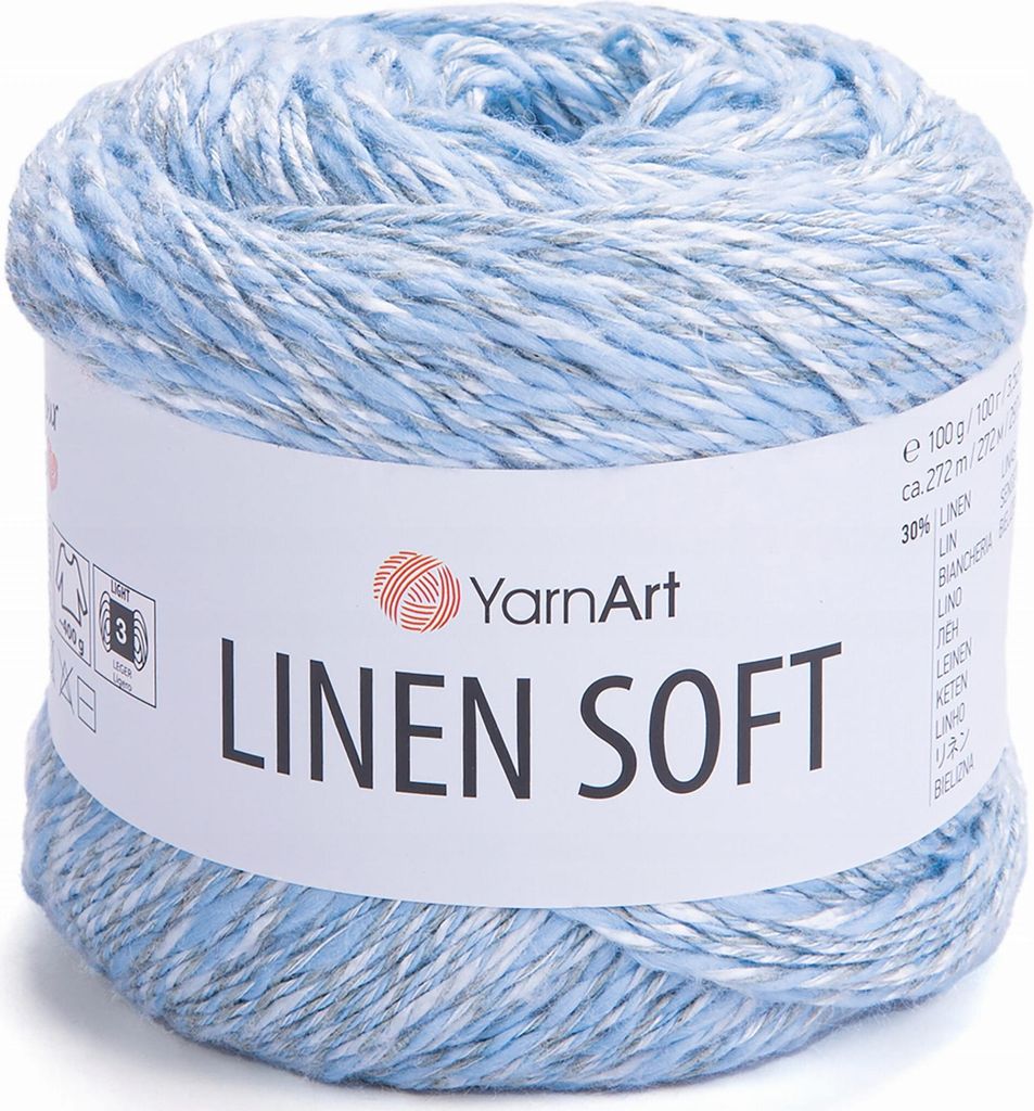 Lněná příze Soft 4 x 100 g 7319 Obrázek produktu 