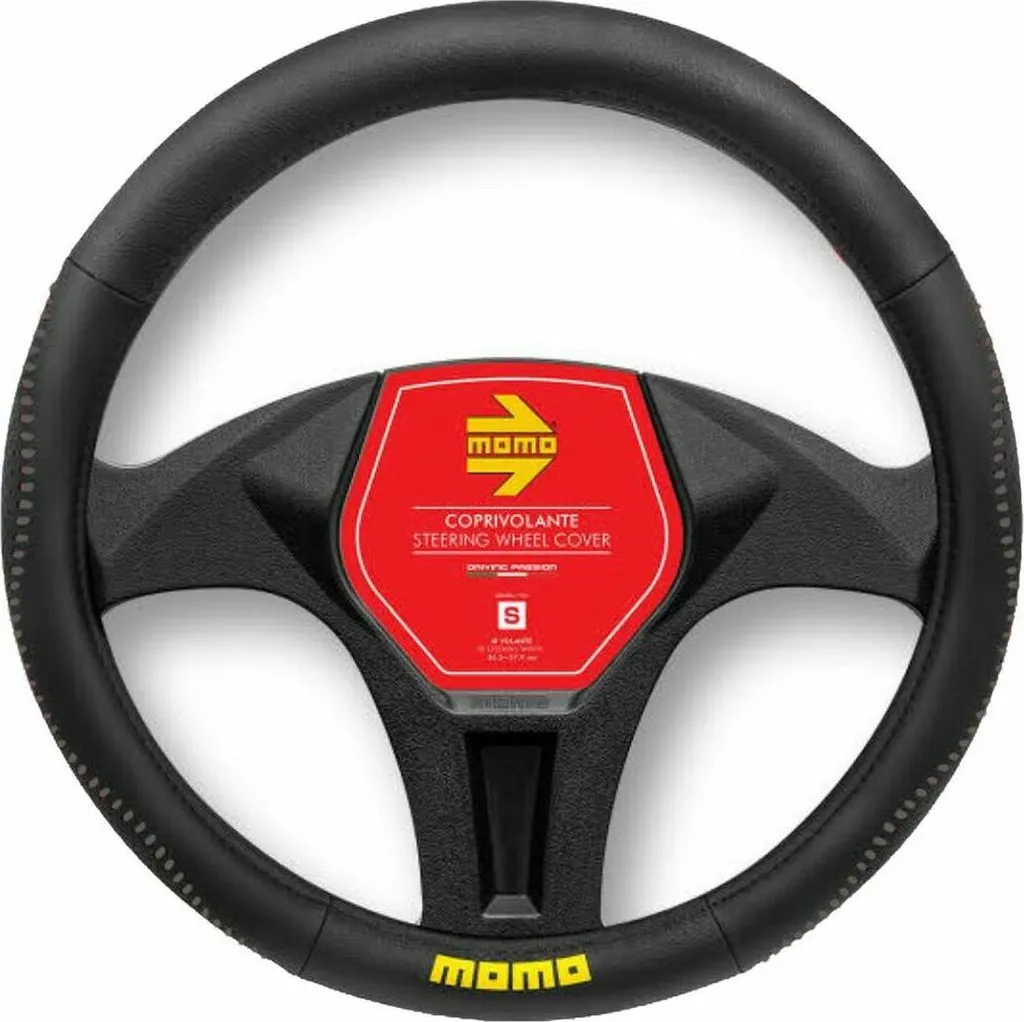 MOMO MOMLSWC018BG Coprivolante Sportivo Nero - Grip da Gara