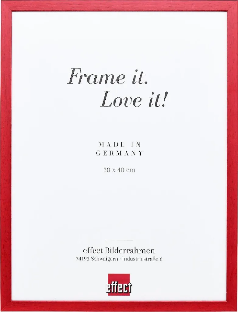 Cornice Legno 30,5x91,5 Rosso | Top S Antiriflesso Prezzo Top