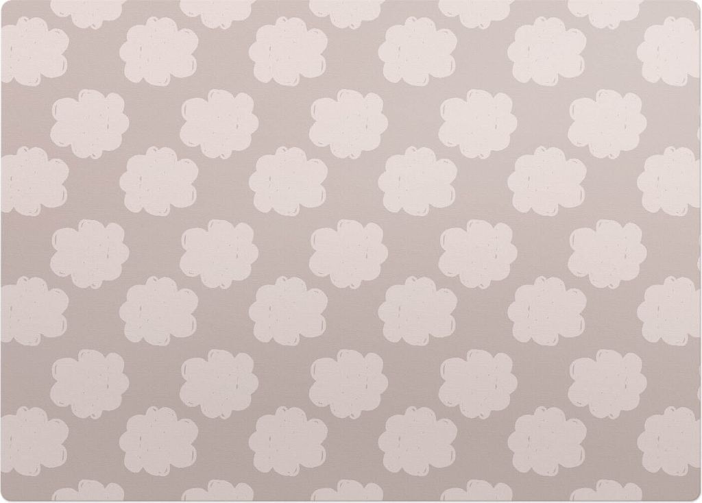Wolken Auf Beigem Hintergrund – Bodenschutzmatte – Rutschfest – Schutzmatte für Büro – Vinylmatte – Stuhlunterlage – 140 x 100 cm