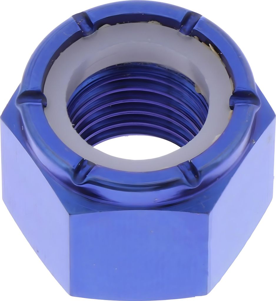 Mutter selbstsichernd JMP Bolt M12x1,50mm Titan blau
