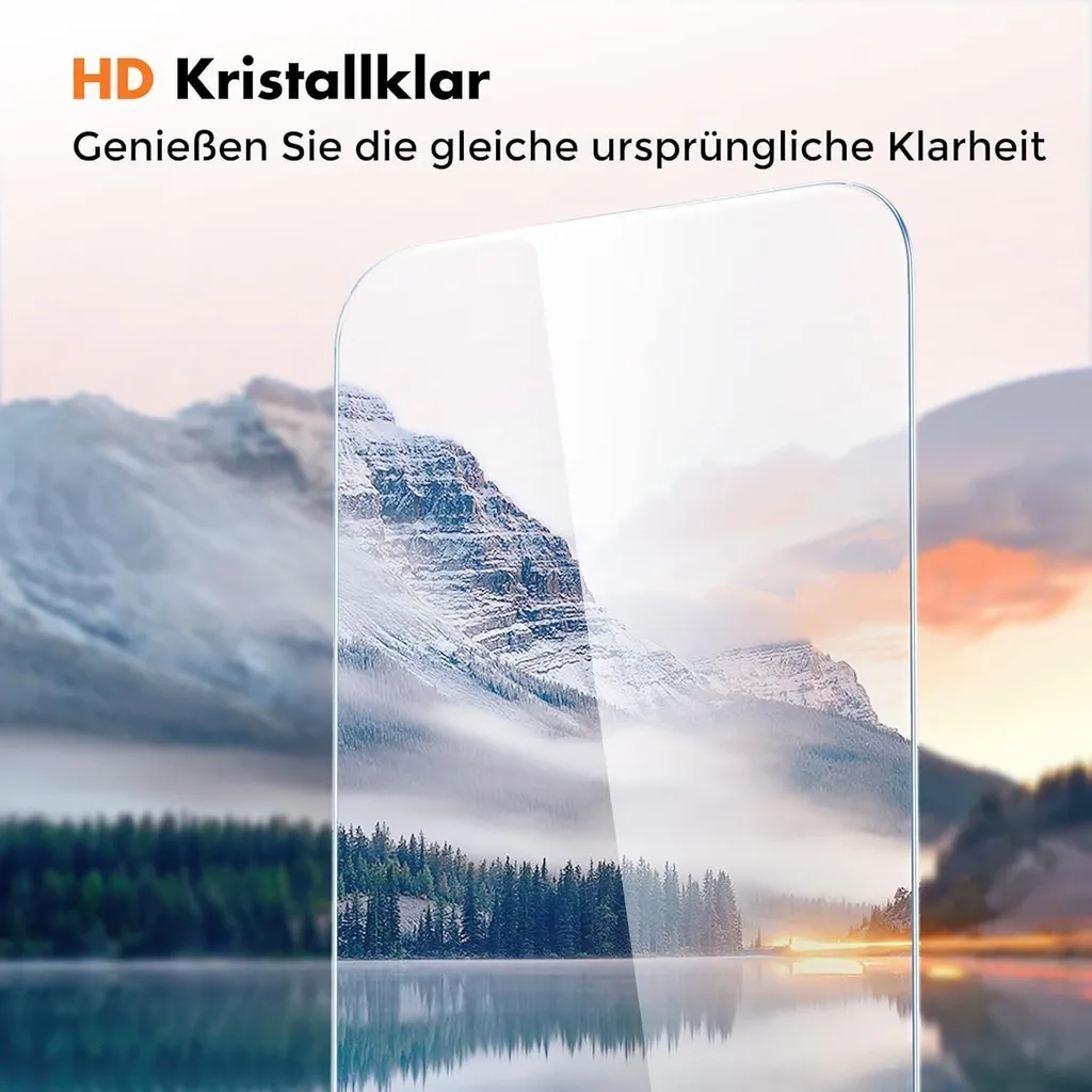 Salvaschermo iPhone 15 Vetro Blindato 9H - Pack 3 Salva Display - 4