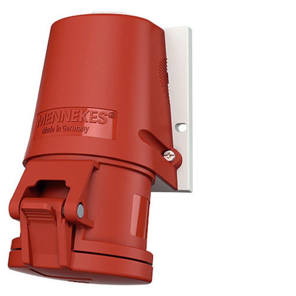 Mennekes Wandsteckdose IP44 32A 5-polig 400V grau Produktbild 