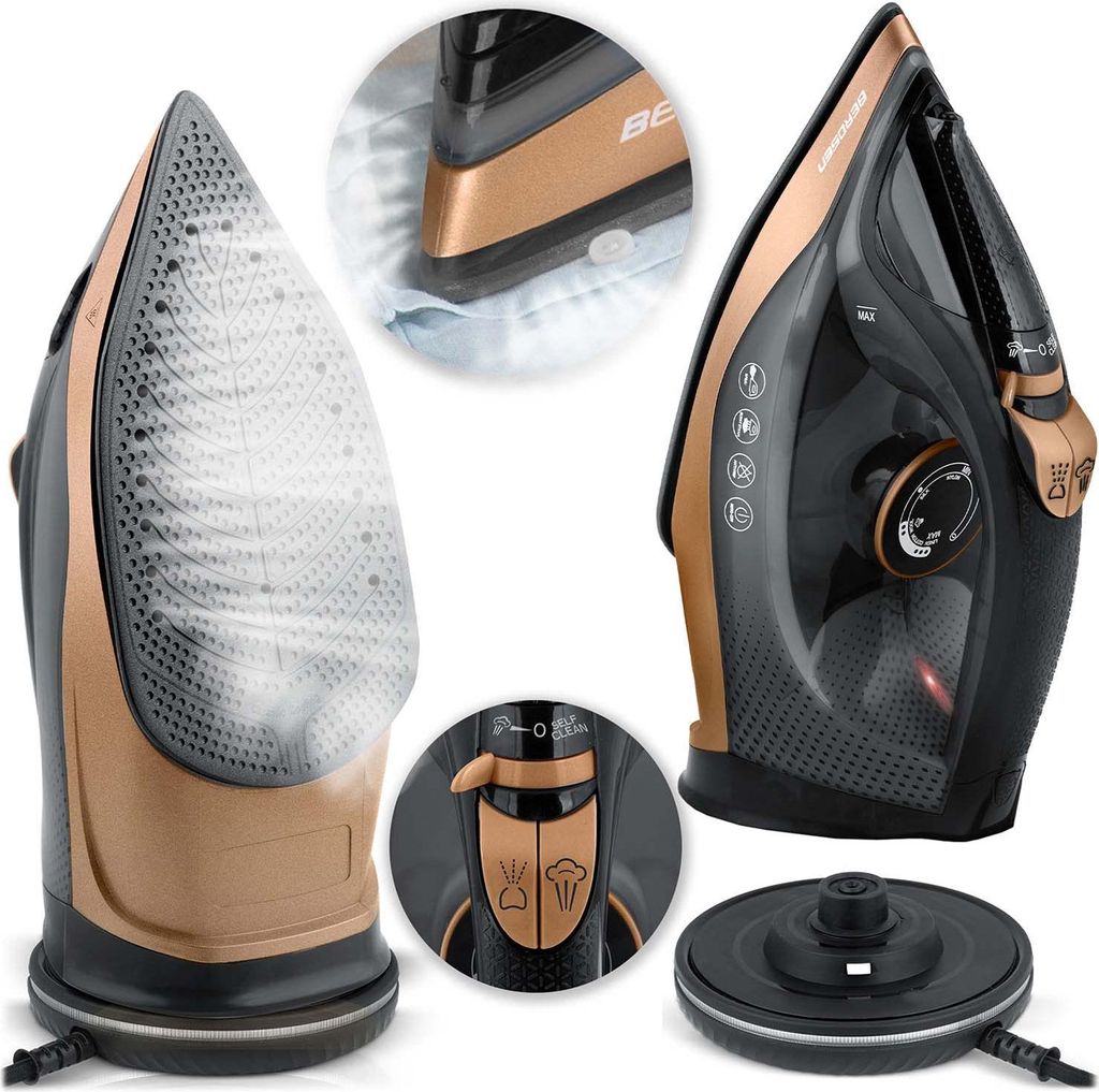 Fer à vapeur sans fil 2600W Berdsen BD-333 revêtement Image du produit 