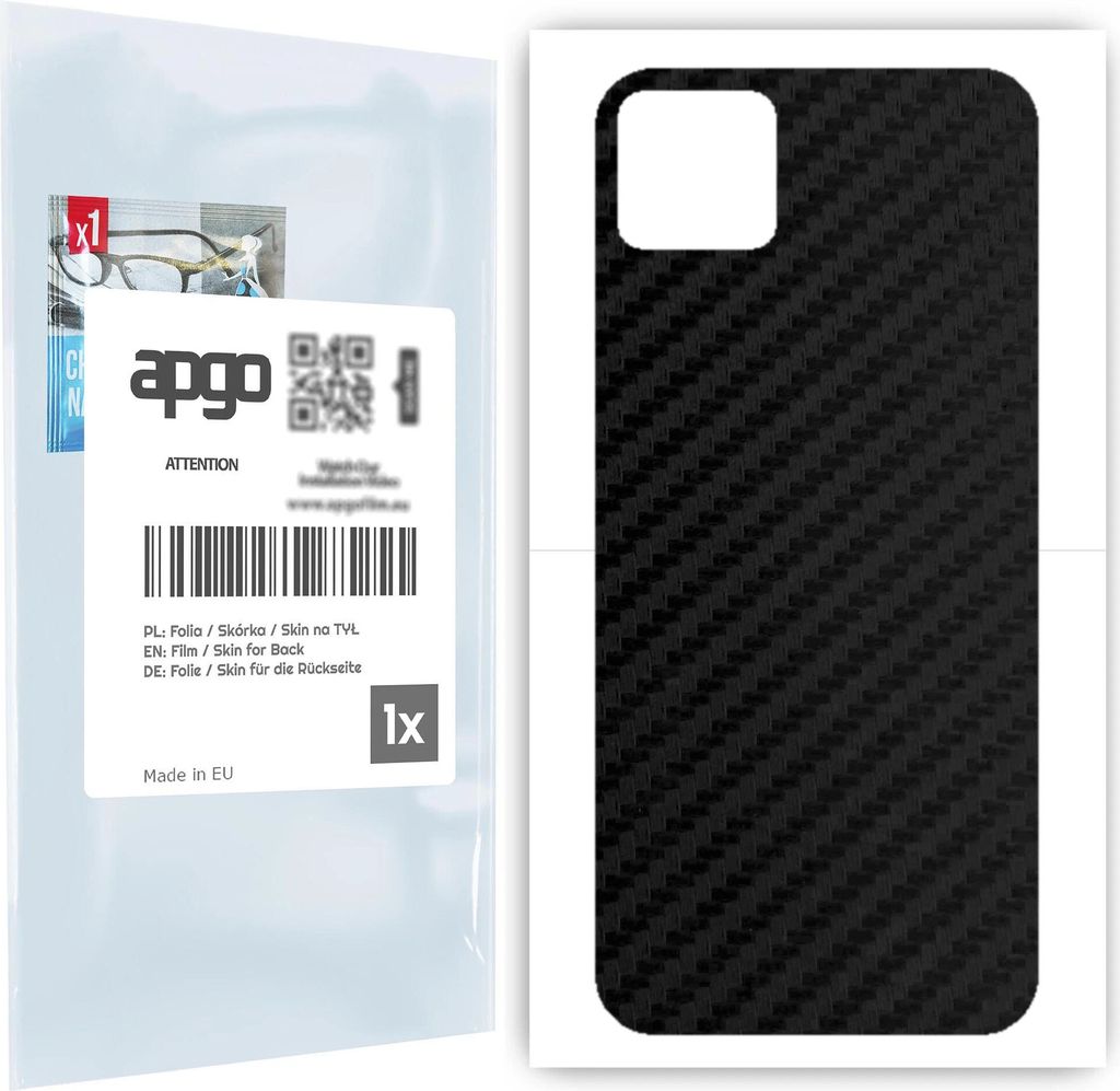 apgo Rückseite Schutzfolie für Cubot X20 Pro -  Hinten Produktbild 