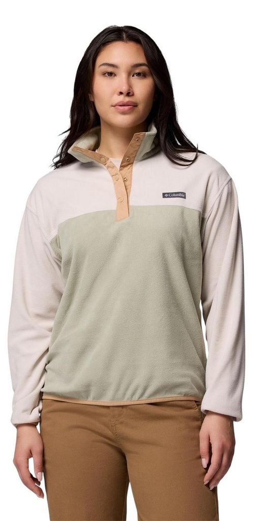 Columbia - "Point Paloma" Sweatshirt für Damen, mit kurzem Reißverschluss, Fleece, Regulär GT21558 (42 DE) (Grün)