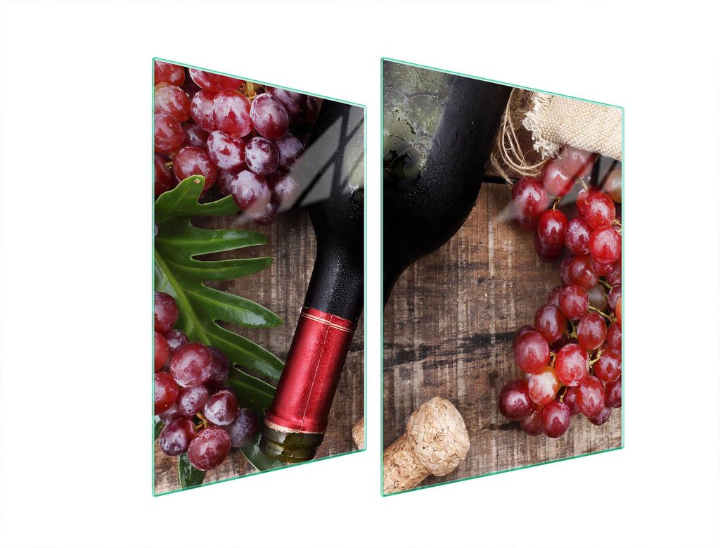 Glasschutzplatte Für Herd 70X52 Wein