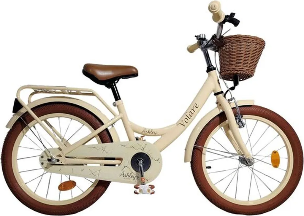 Premier vélo enfant 12 pouces Ashley Volare coloris crème pour filles