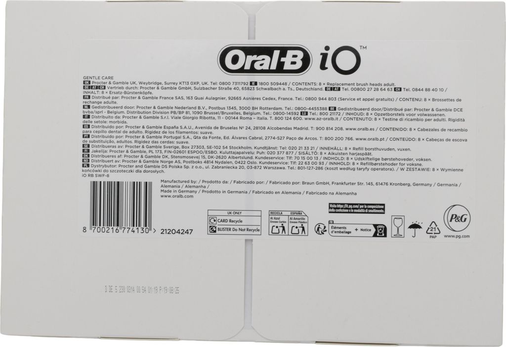 Oral-B iO Gentle Care, 8 Stück(e), Weiß, Weich, Oral-B, iO Produktbild 