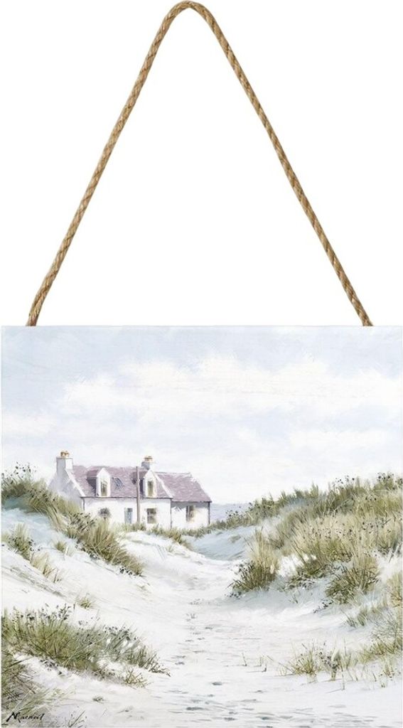 Richard Macneil - Tafel "White Sands I" PM11799 (Einheitsgröße) (Weiß)