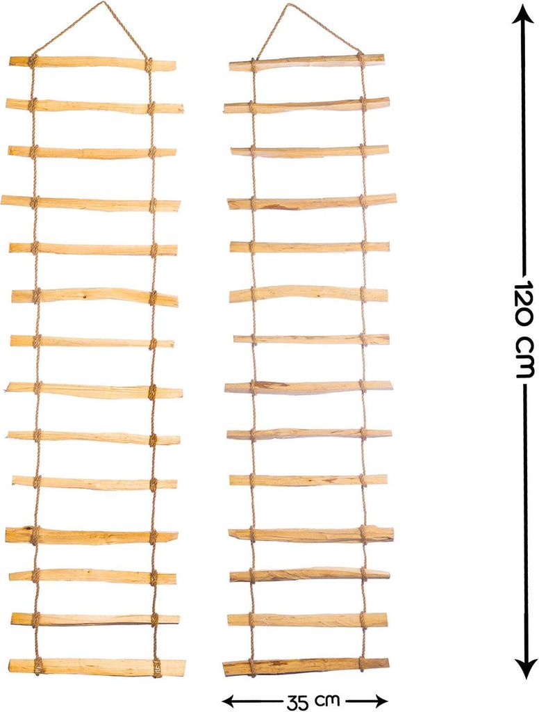 Wandspalier Holz Jute als Kletter- Rankhilfe für Ihre Produktbild 3