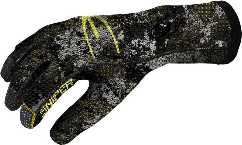 Epsealon Tactical Stealth Sniper 3 Mm Handschuhe Gelb,Schwarz,Grau S Gelb,Schwarz,Grau S