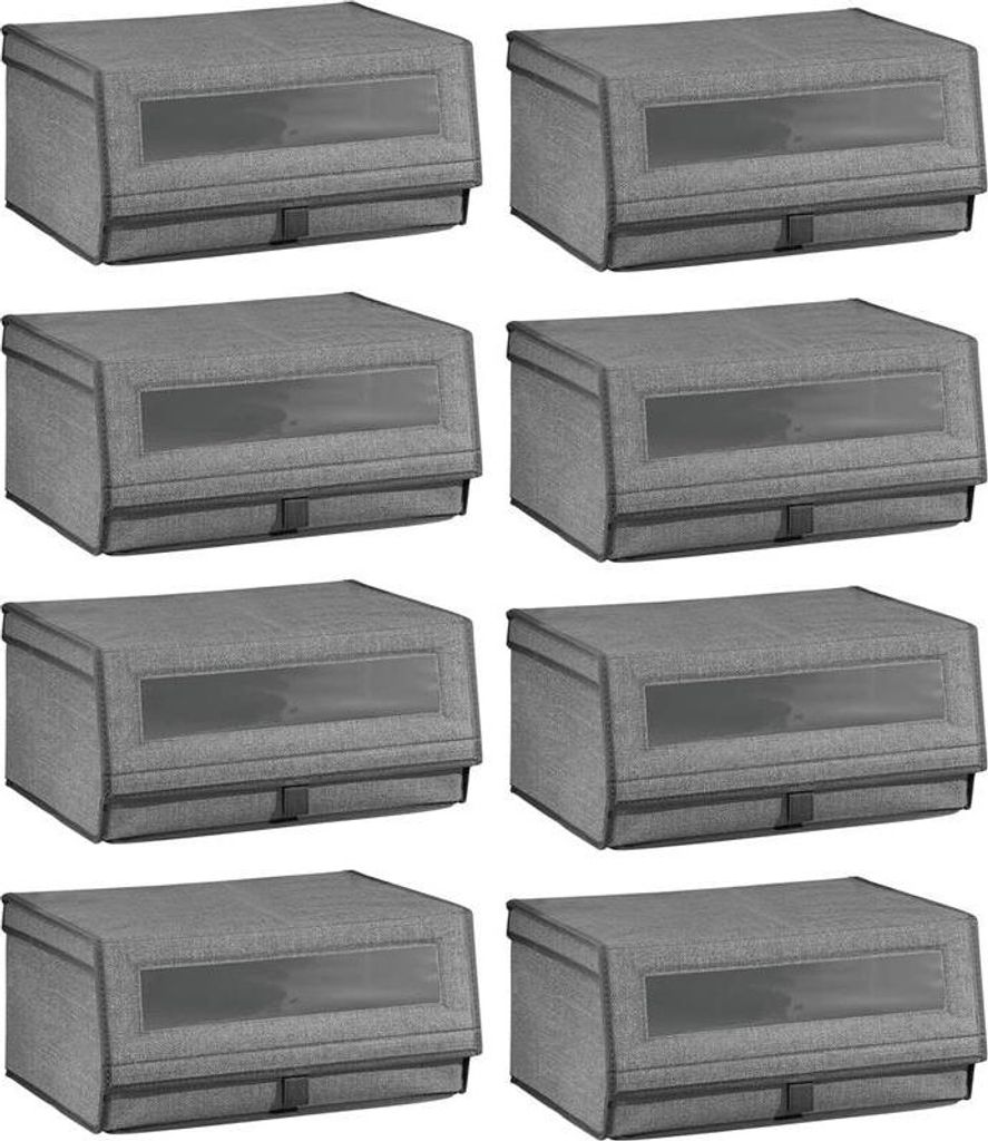 mDesign Schuhaufbewahrung Schuhbox Aufbewahrungsbox Produktbild 