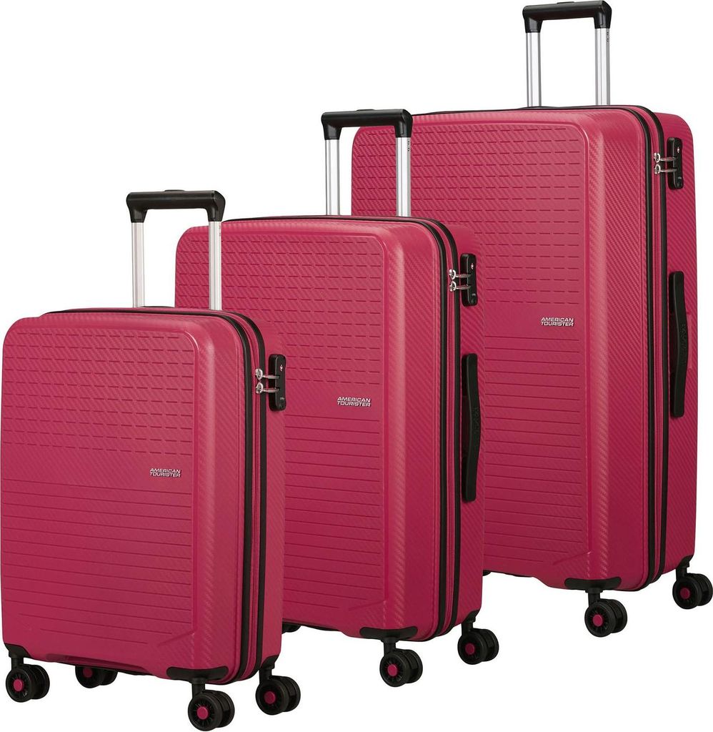 American Tourister Trolley Summer Hit 3 PC Set A Viva Magenta pink 76cm