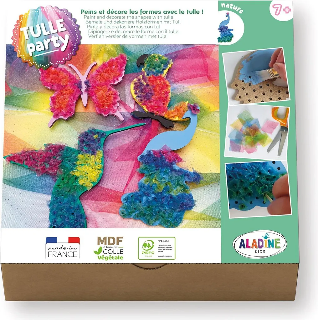Kit Créatif Nature en Tulle Aladine Idéal pour Occuper les Enfants DIY