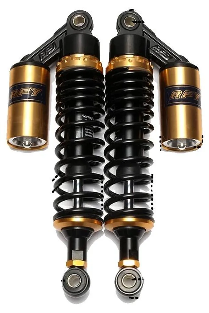 Amortisseur renforcé 320 mm M99-1-FR à haute résistance de compression
