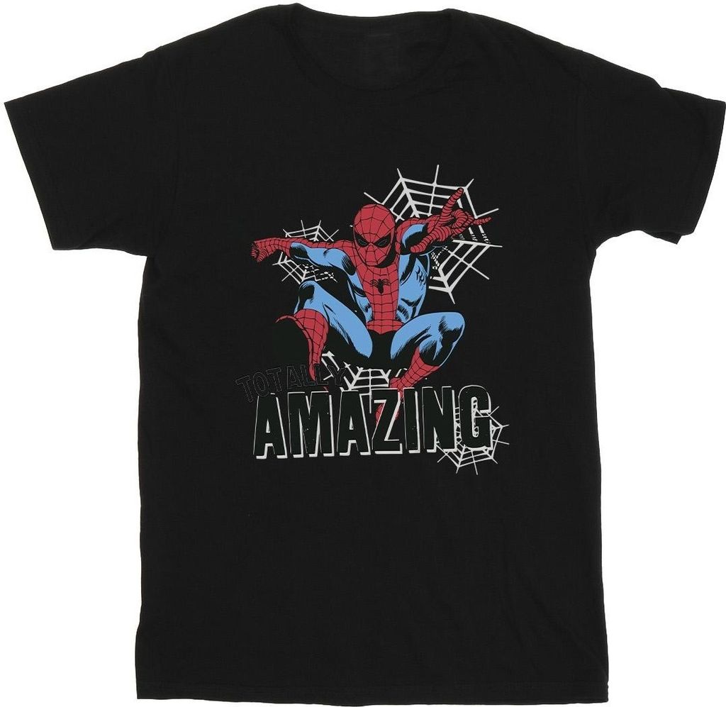 Marvel - "Amazing" T-Shirt für Jungen BI25258 (116) (Schwarz)