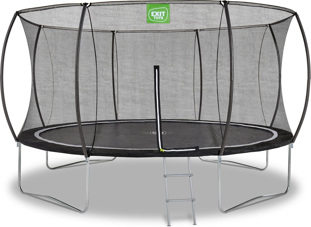 EXIT Black Edition Trampolin ø366cm - schwarz Produktbild 1
