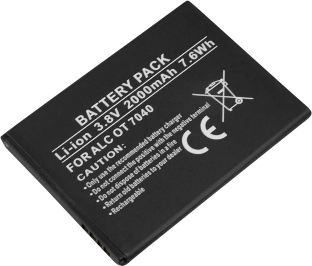 Avizar, Akku für Alcatel 7040D / Pop Astro / Pop C7 Li-ion 2000mAh, Schwarz