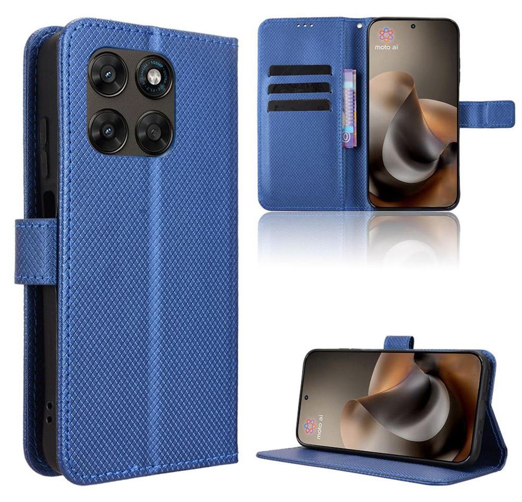 Custodia a portafoglio con chiusura a ribalta per Motorola Immagine del prodotto 