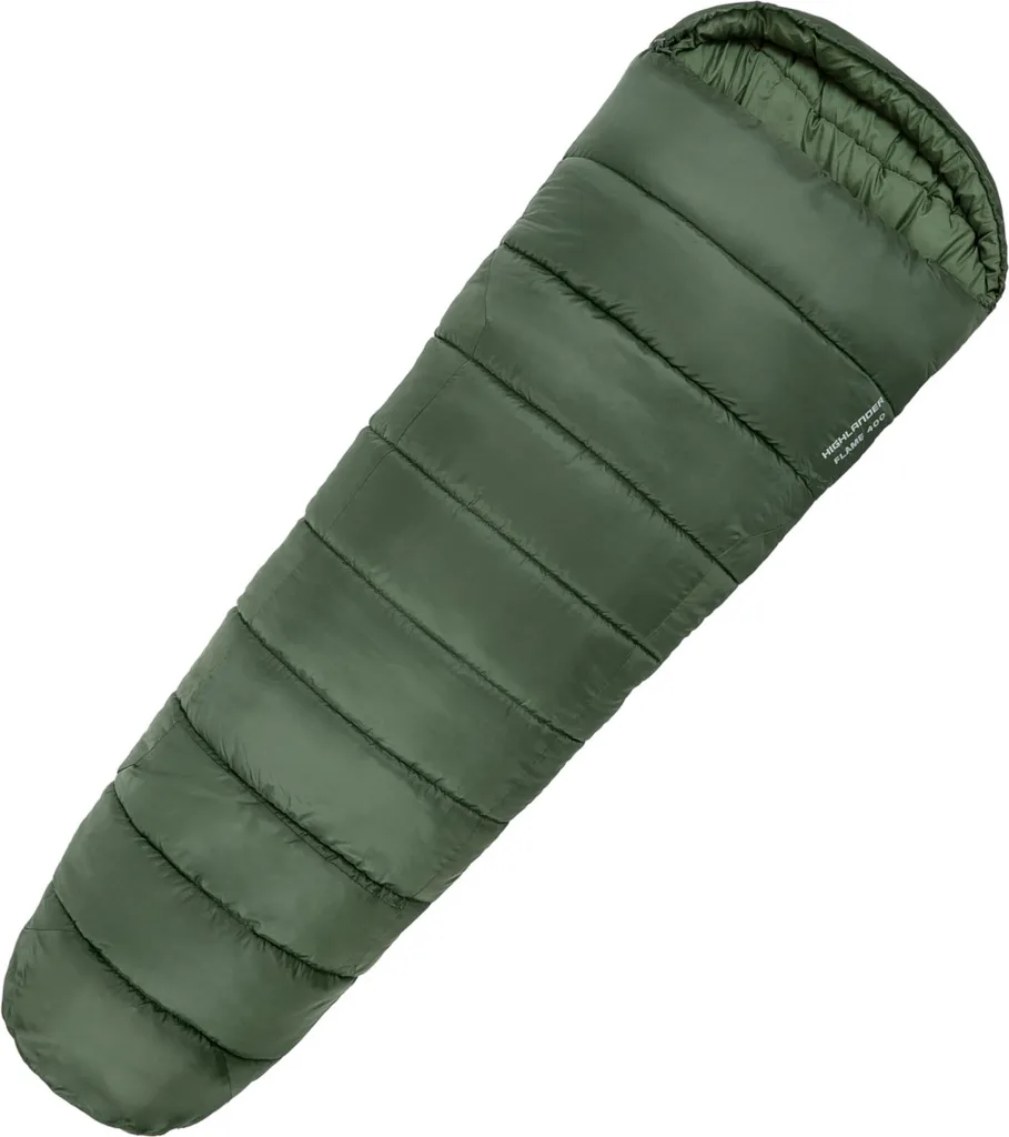 Sac de couchage de bivouac Highlander Phoenix Flame 400 vert de rando