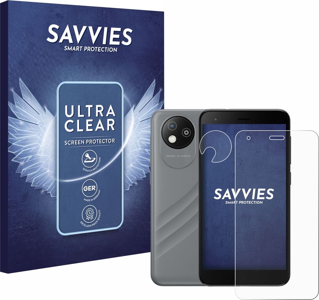 18x Für ZTE Blade A35 lite (Display+Kamera) Schutzfolie Savvies Displayschutz Display Schutz Folie Klar Transparent