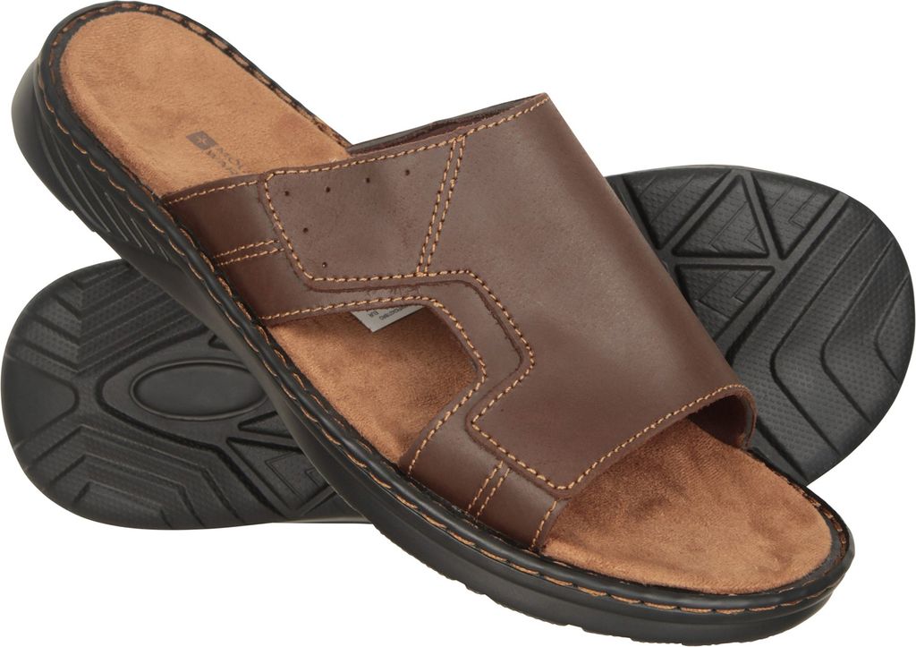 Mountain Warehouse - Herren Sandalen "Comfort", Leder MW3424 (45 EU) (Braun)