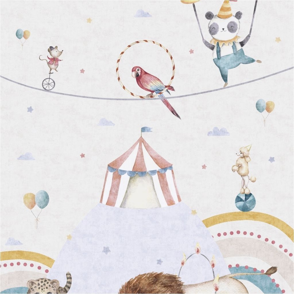 Fototapete Zirkus M1-No.11876 | Vliestapete Kinderzimmer | Bunt | Wohnzimmer | Schlafzimmer