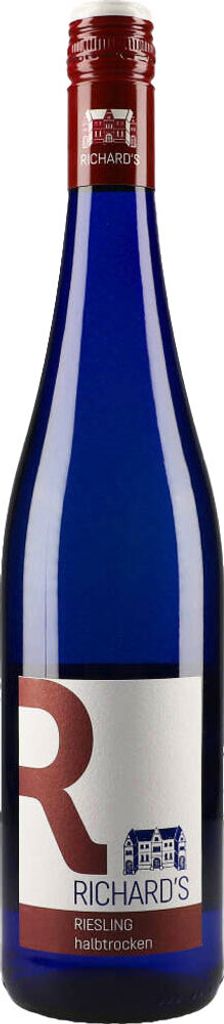Richard's Riesling halbtrocken 10,5% Vol. 0,75L D Produktbild 