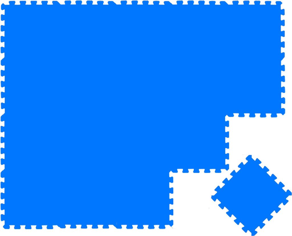 18 Teile Baby Kinder Puzzlematte ab Null - 30x30 Puzzle Spielmatte Krabbelmatte