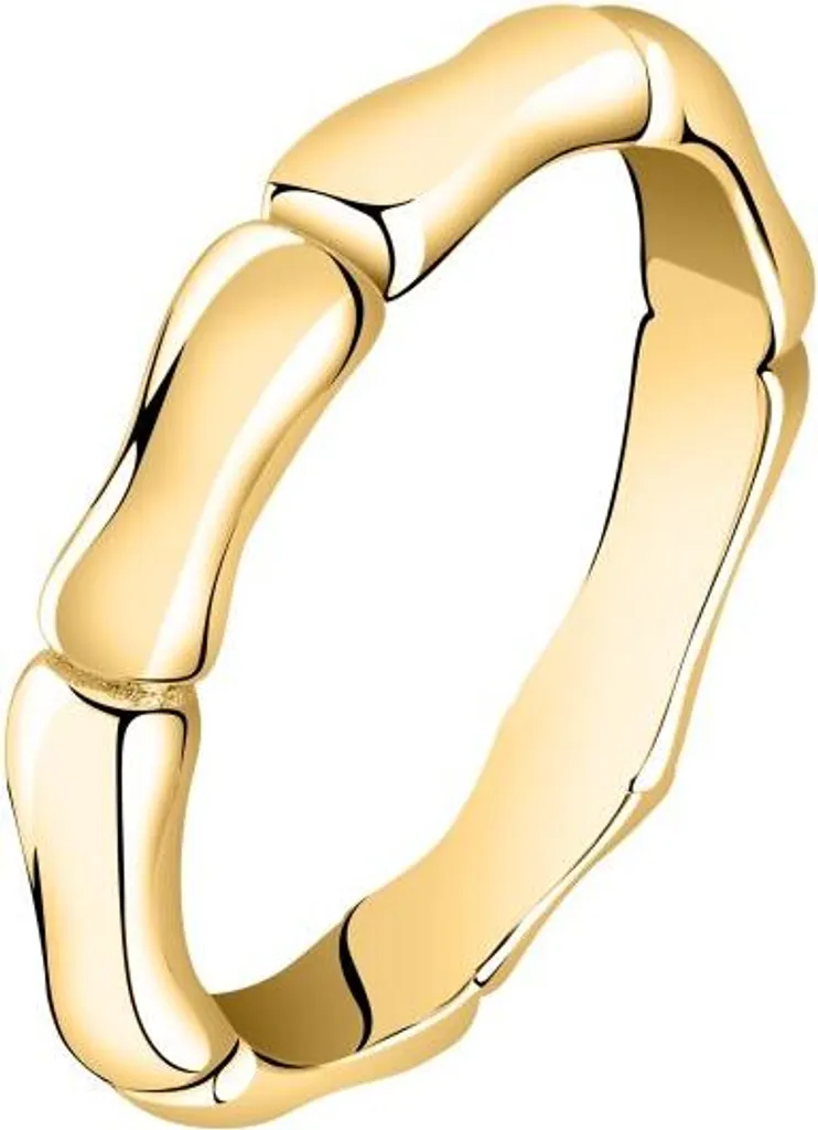 Bague Essenza chic pour soirée et bureau - Argent doré recyclé 58 mm