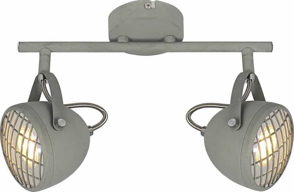 Plafonnier gris en métal Candellux Pent 92-68057 avec finition mate
