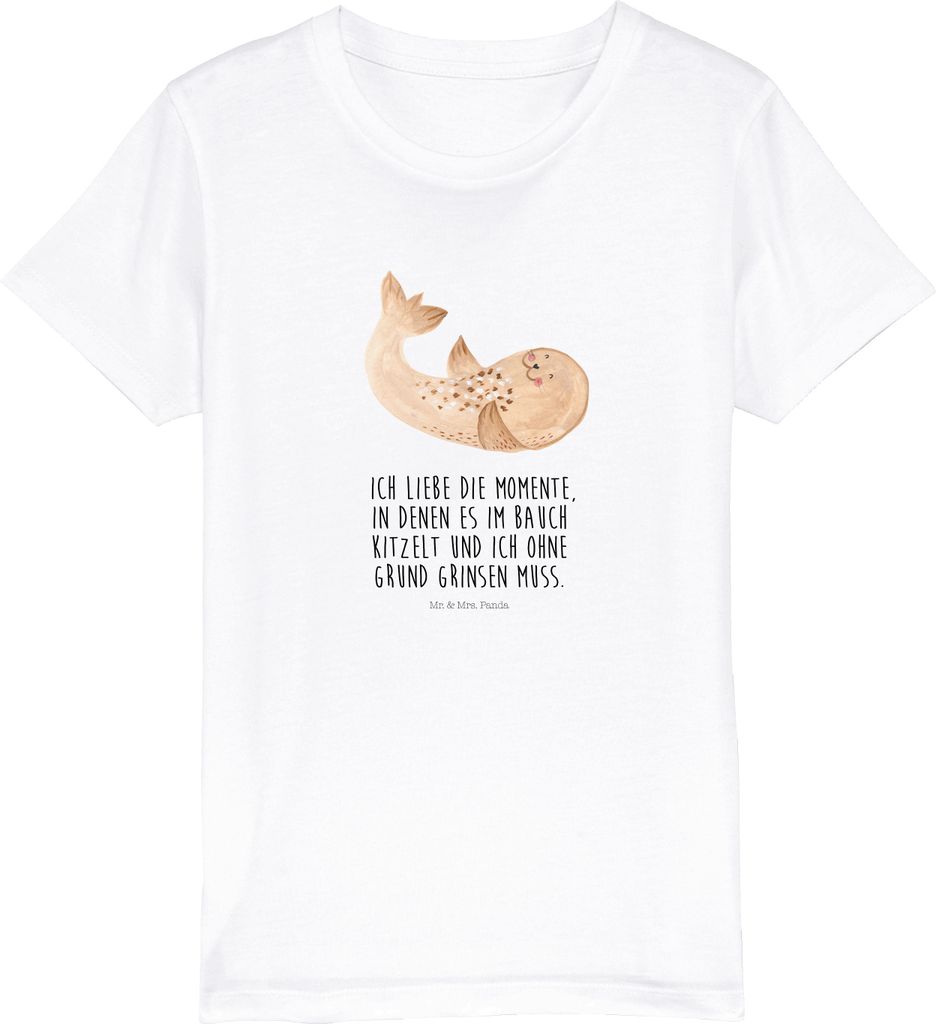 Mr. & Mrs. Panda Kindershirt Robbe Liegen 7-8 Jahre Produktbild 