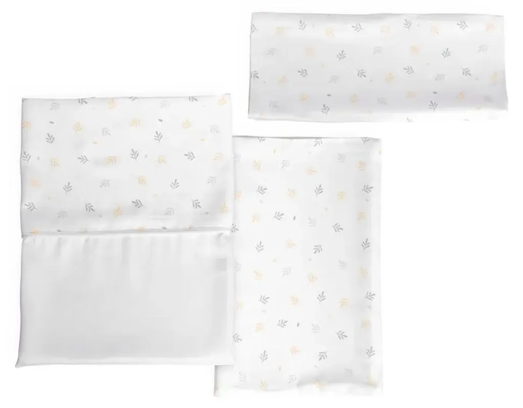 Drap Housse Next2Me Forever G/D+P en Bambou Motif Feuillage Doux - 2