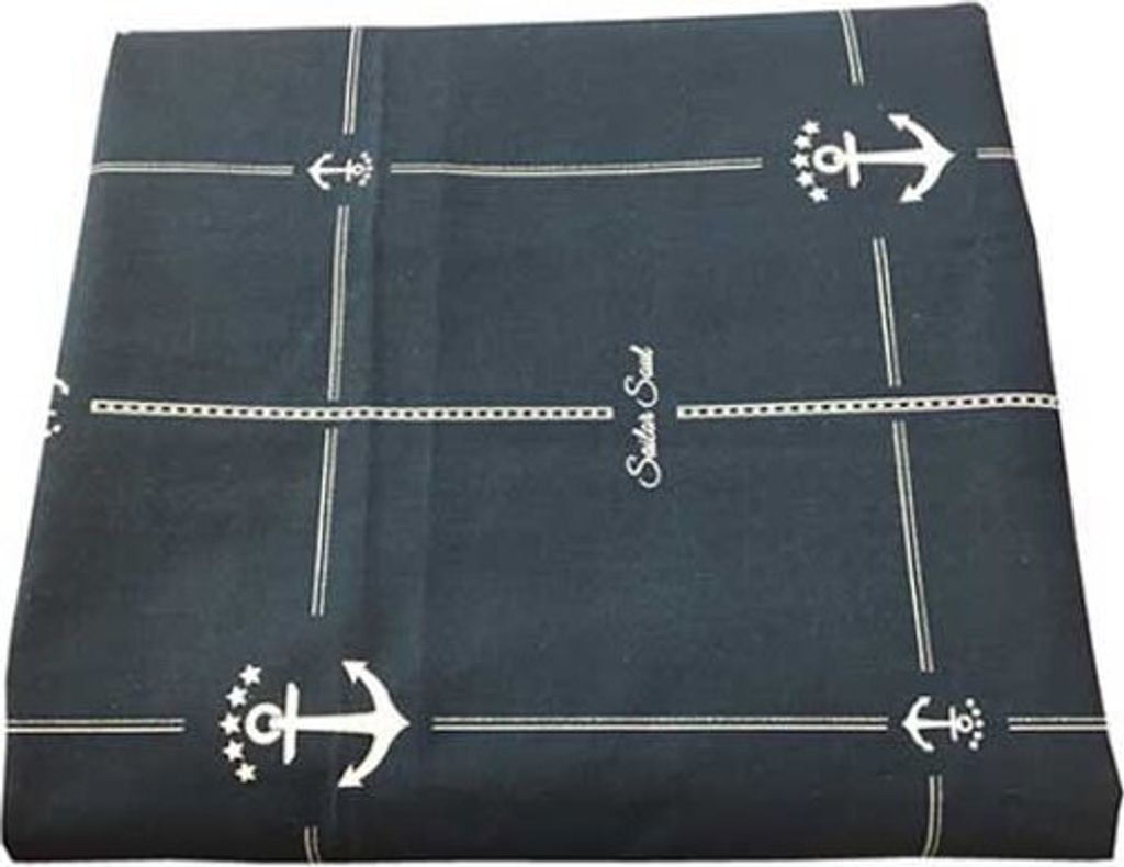 Marine Business Seemannstischdecke Grau 115 x 100 cm Grau 115 x 100 cm